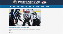 Desktop Screenshot of eugenegenerals.com